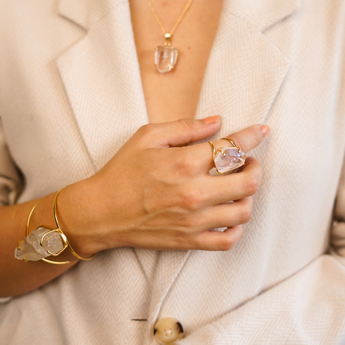 Crystal Quartz Ring