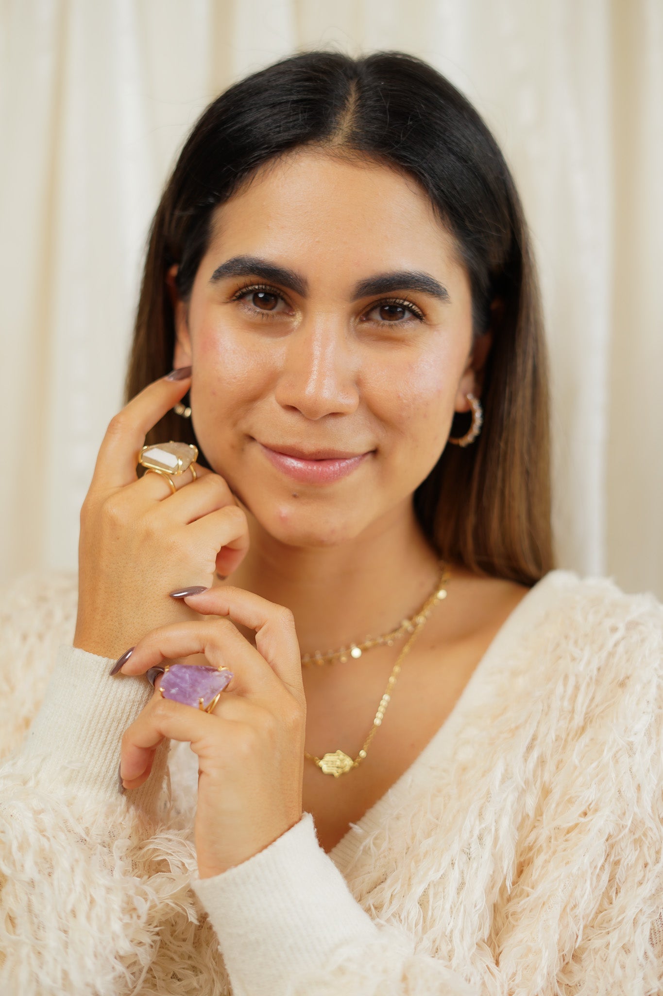 Amethyst Crystal Ring