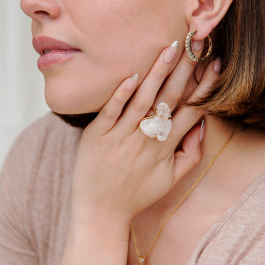 Clear Quartz Ring