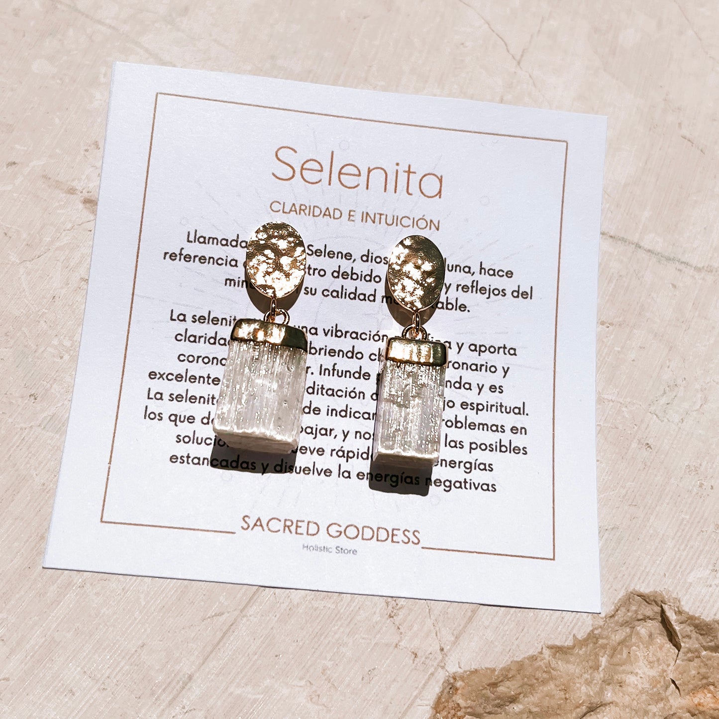 Selenite Earrings